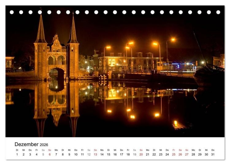 Produktbild: Friesland - Fryslan (Tischkalender 2026 DIN A5 quer), CALVENDO Monatskalender