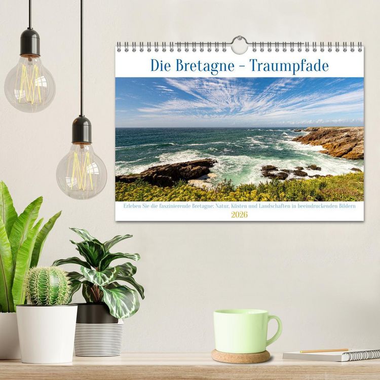 Produktbild: Die Bretagne - Traumpfade (Wandkalender 2026 DIN A4 quer), CALVENDO Monatskalender