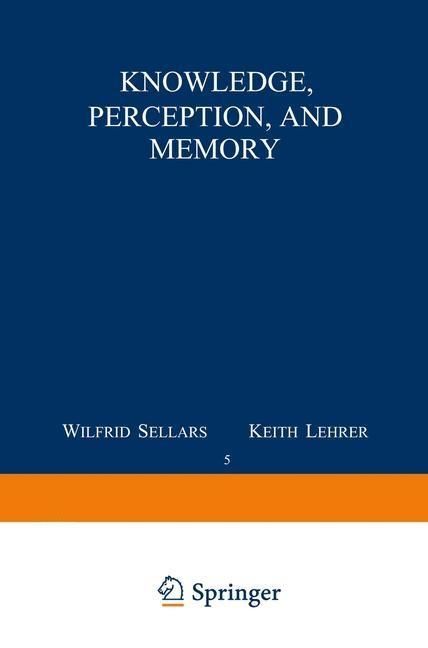 Produktbild: Knowledge, Perception and Memory