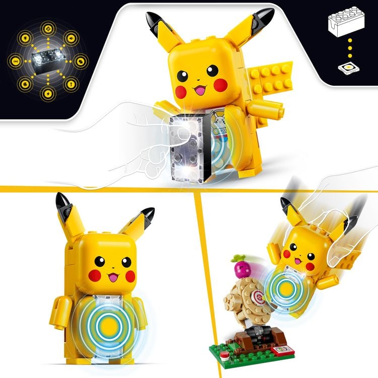 Produktbild: LEGO Pok&eacute;mon: SMART Play: Trainingshaus mit Pikachu All-in-1 Set 72164