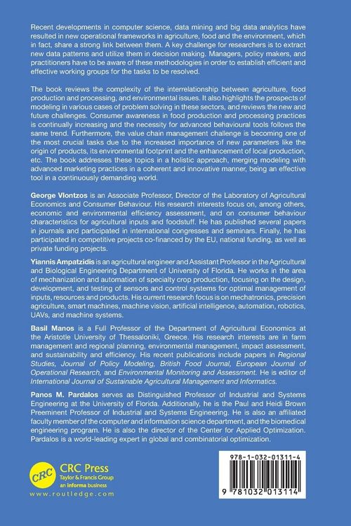 Produktbild: Modeling for Sustainable Management in Agriculture, Food and the Environment
