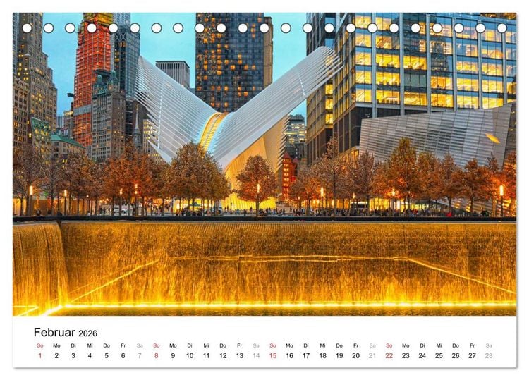 Produktbild: New York - New York. Impressionen der Mega-City (Tischkalender 2026 DIN A5 quer), CALVENDO Monatskalender