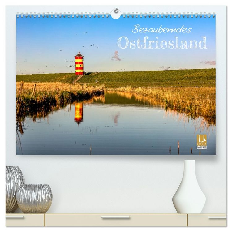 Produktbild: Bezauberndes Ostfriesland (hochwertiger Premium Wandkalender 2026 DIN A2 quer), Kunstdruck in Hochglanz