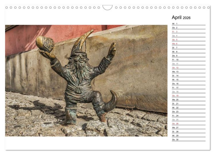 Produktbild: Breslau &ndash; Zeit f&uuml;r Entdeckungen (Wandkalender 2026 DIN A3 quer), CALVENDO Monatskalender