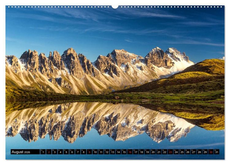 Produktbild: Tiroler Bergseen (hochwertiger Premium Wandkalender 2026 DIN A2 quer), Kunstdruck in Hochglanz