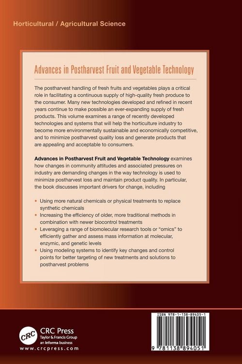 Produktbild: Advances in Postharvest Fruit and Vegetable Technology