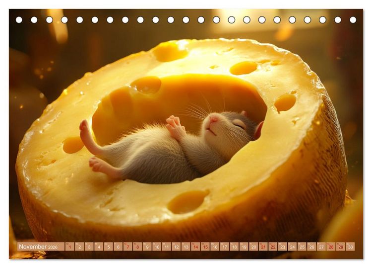 Produktbild: M&auml;use w&uuml;rden K&auml;se kaufen (Tischkalender 2026 DIN A5 quer), CALVENDO Monatskalender