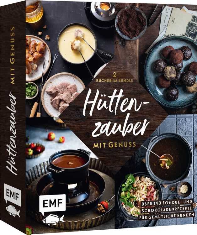 Produktbild: H&uuml;ttenzauber mit Genuss: Die besten Fondue- und Schokoladenrezepte f&uuml;r gem&uuml;tliche Runden