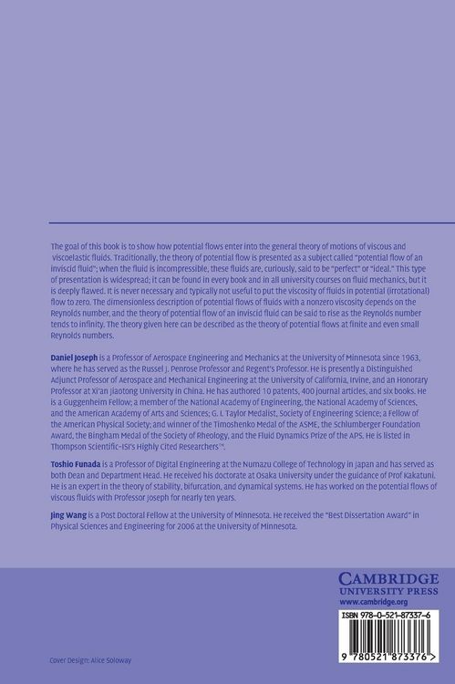Produktbild: Potential Flows of Viscous and Viscoelastic Liquids