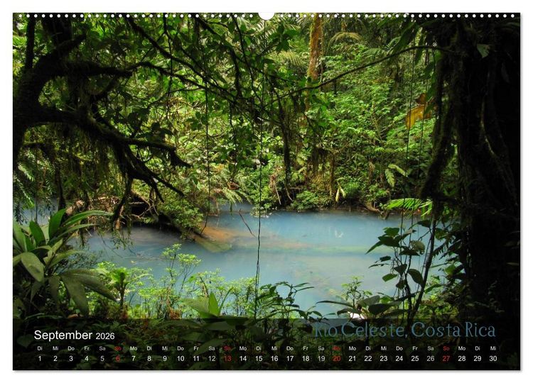 Produktbild: Von Mexiko nach Panama in 12 Monaten (hochwertiger Premium Wandkalender 2026 DIN A2 quer), Kunstdruck in Hochglanz
