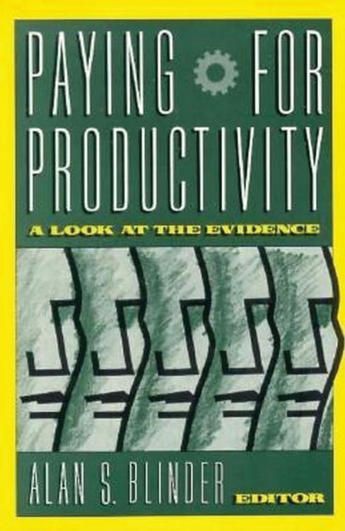 Produktbild: Paying for Productivity