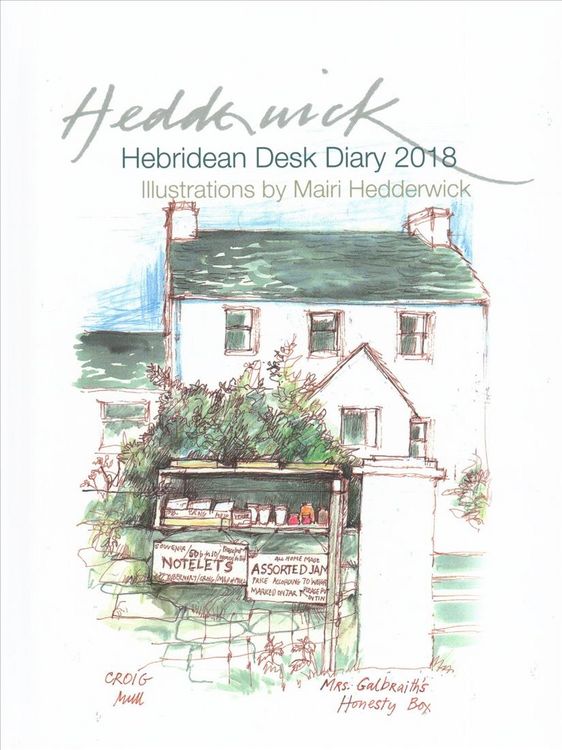 Produktbild: Hedderwick, M: Hebridean Desk Diary 2018