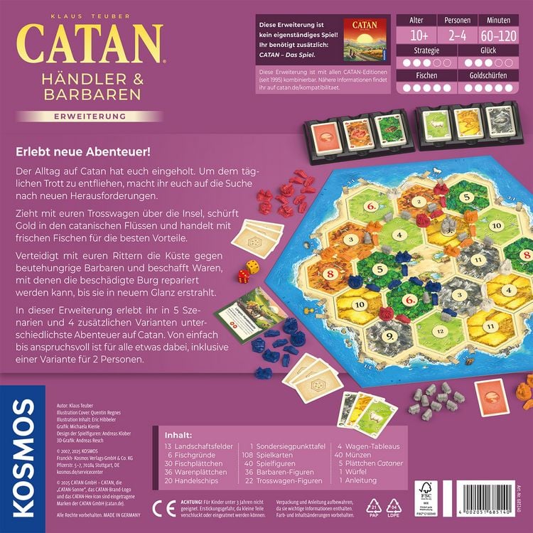 Produktbild: CATAN - H&auml;ndler & Barbaren