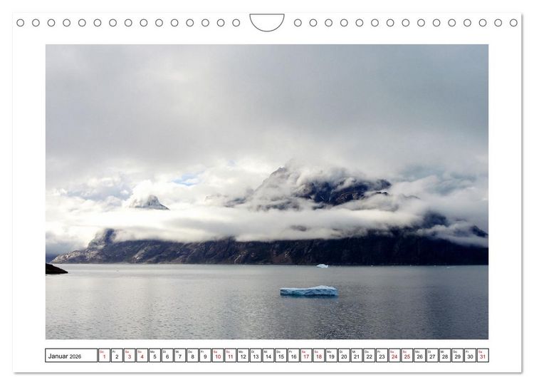 Produktbild: Gr&ouml;nland - eisige Landschaften im Prins Christian Sund (Wandkalender 2026 DIN A4 quer), CALVENDO Monatskalender