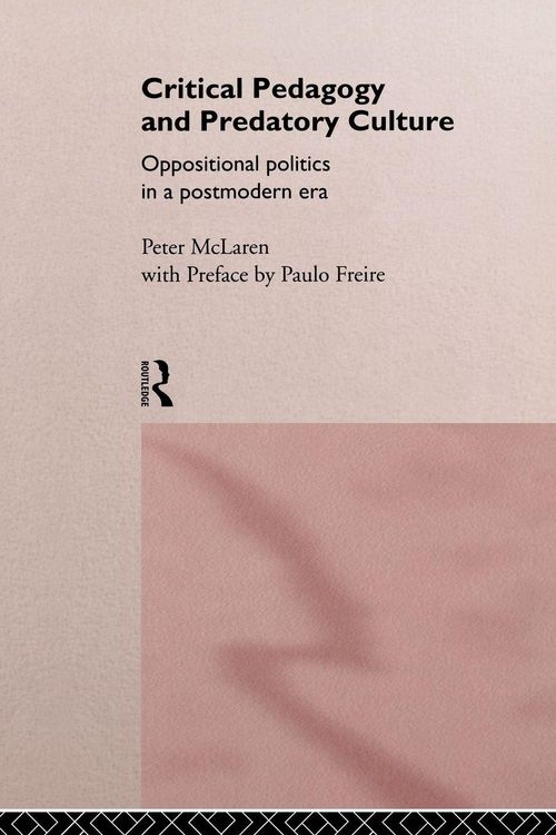 Produktbild: Critical Pedagogy and Predatory Culture