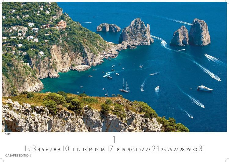 Produktbild: Golf von Neapel Kalender 2027 &ndash; Wandkalender | Fotokalender Italien 24x35 cm -. mit Capri, Ischia & Amalfi K&uuml;ste