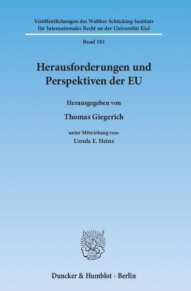 Produktbild: Herausforderungen und Perspektiven der EU.