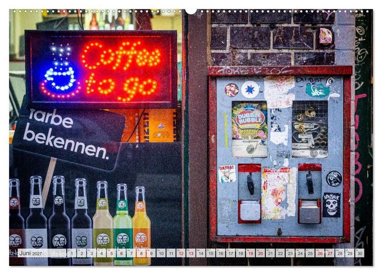 Produktbild: Buntes Hamburg (Wandkalender 2027 DIN A2 quer), CALVENDO Monatskalender