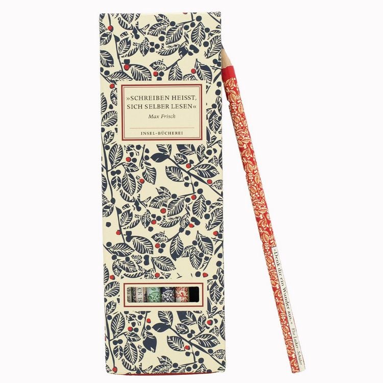Produktbild: Insel-B&uuml;cherei Bleistift-Set I. 6 Bleistifte mit Zitaten