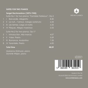 Produktbild: Rachmaninov: Suites for 2 Pianos