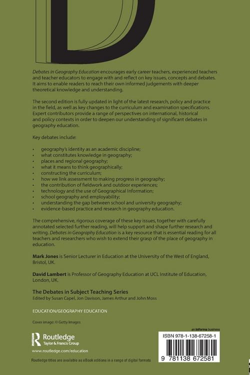 Produktbild: Debates in Geography Education