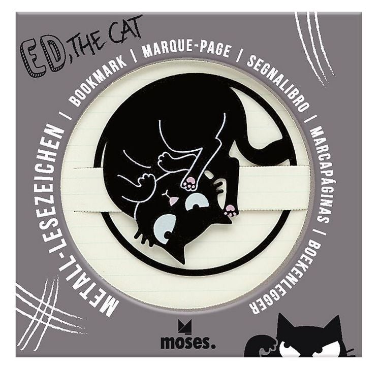 Produktbild: Ed, the Cat Metall-Lesezeichen