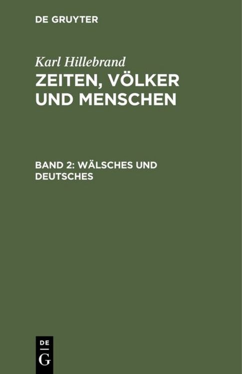 Produktbild: W&auml;lsches und Deutsches