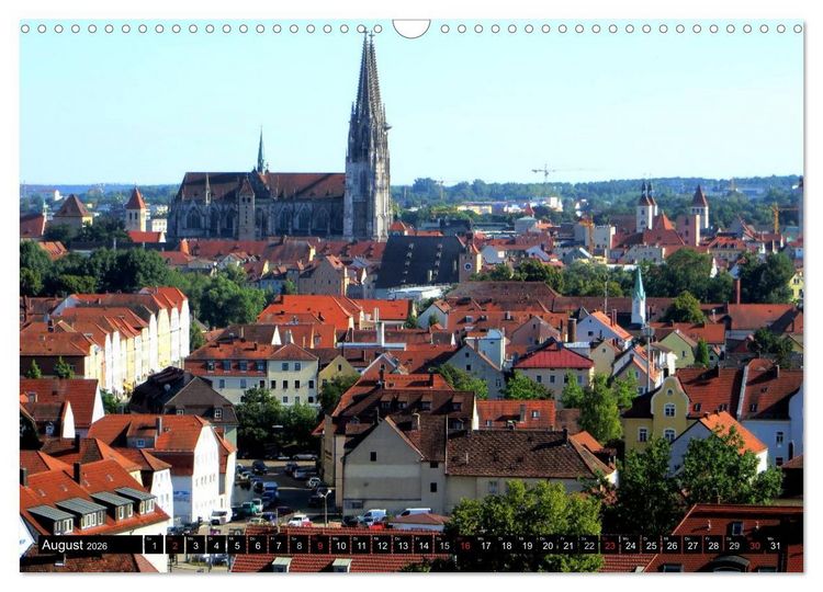 Produktbild: Regensburg erleben (Wandkalender 2026 DIN A3 quer), CALVENDO Monatskalender