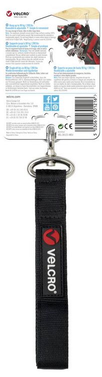 Produktbild: VELCRO&reg; Klett-Gurt mit Gurt extrastark (L x B) 610mm x 25mm Schwarz 1St.