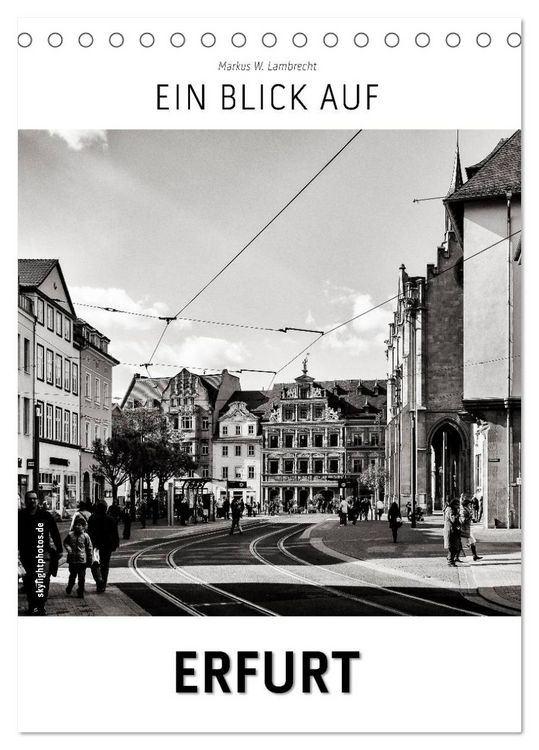 Produktbild: Ein Blick auf Erfurt (Tischkalender 2026 DIN A5 hoch), CALVENDO Monatskalender
