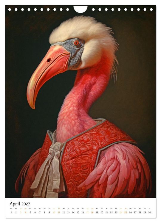 Produktbild: Tierische Kunst - Eine Sammlung von Renaissance-Gem&auml;lden mit tierischen Motiven (Wandkalender 2027 DIN A4 hoch), CALVENDO Monatskalender