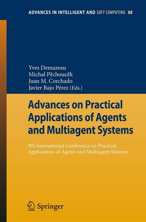 Produktbild: Advances on Practical Applications of Agents and Multiagent Systems