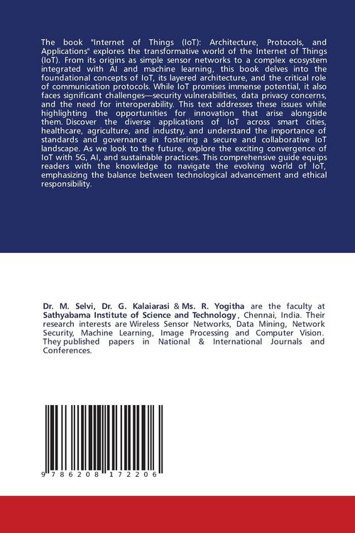Produktbild: Internet of Things (IoT): Architecture, Protocols, and Applications