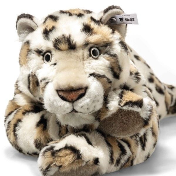 Produktbild: Steiff 061691 - Schneeleopard Parddy, liegend, 55 cm, Pl&uuml;sch