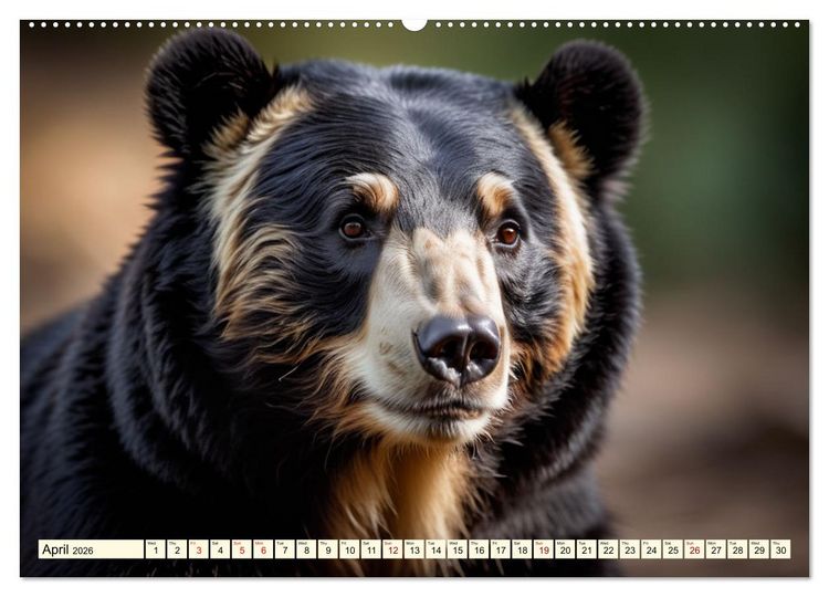 Produktbild: Small and large bears (High Quality Premium Wall Calendar 2026 DIN A2 landscape),CALVENDO 12 Month Wall Calendar