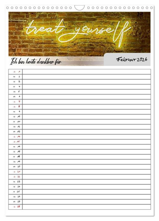 Produktbild: Ich bin dankbar - ein Jahr voller Achtsamkeit (Wandkalender 2026 DIN A3 hoch), CALVENDO Monatskalender