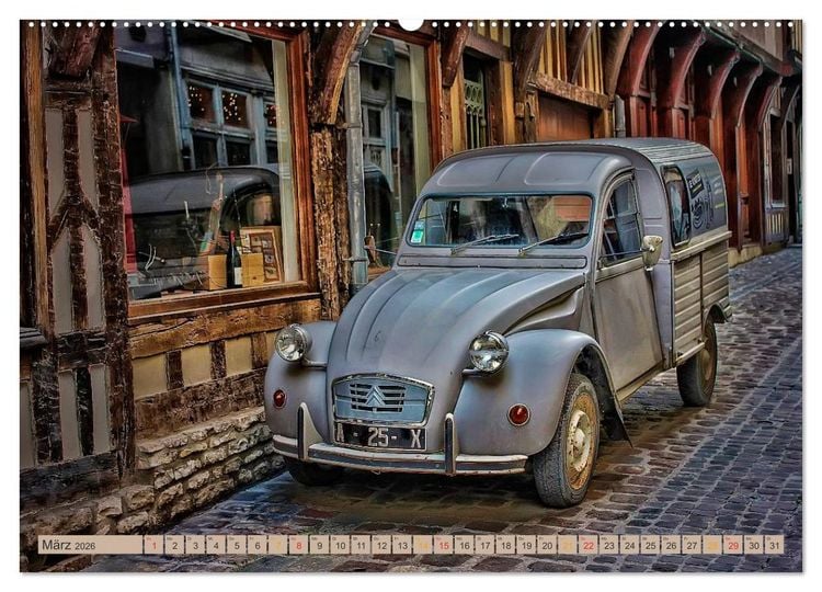 Produktbild: Citro&euml;n 2CV - die Ente (hochwertiger Premium Wandkalender 2026 DIN A2 quer), Kunstdruck in Hochglanz