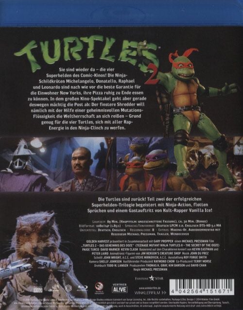 Produktbild: Turtles 2 - Das Geheimnis des Ooze