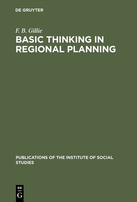 Produktbild: Basic thinking in regional planning