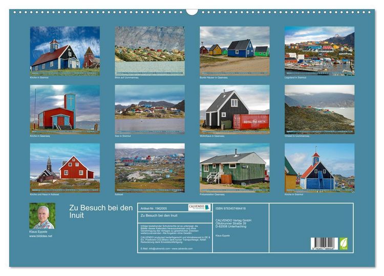 Produktbild: Zu Besuch bei den Inuit (Wandkalender 2026 DIN A2 quer), CALVENDO Monatskalender