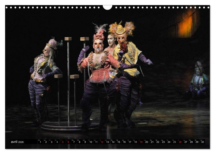 Produktbild: Alegria, Cirque du Soleil (Calendrier mural 2026 DIN A3 vertical), CALVENDO calendrier mensuel