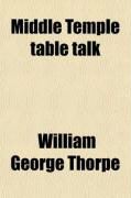 Produktbild: Middle Temple Table Talk