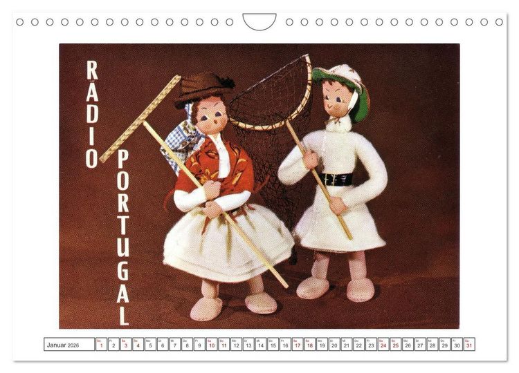Produktbild: Radio Nostalgie Karten aus aller Welt (Wandkalender 2026 DIN A4 quer), CALVENDO Monatskalender