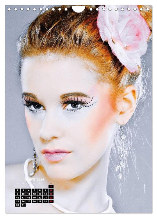 Produktbild: Extrem Make-Up Portraits (Wandkalender 2026 DIN A4 hoch), CALVENDO Monatskalender