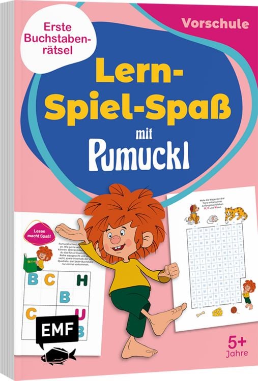 Produktbild: Lern-Spiel-Spa&szlig; mit Pumuckl - Mein Vorschulblock: Erste Buchstaben