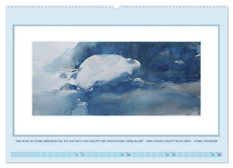 Produktbild: Licht und Linie (hochwertiger Premium Wandkalender 2027 DIN A2 quer), Kunstdruck in Hochglanz