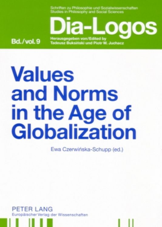 Produktbild: Values and Norms in the Age of Globalization
