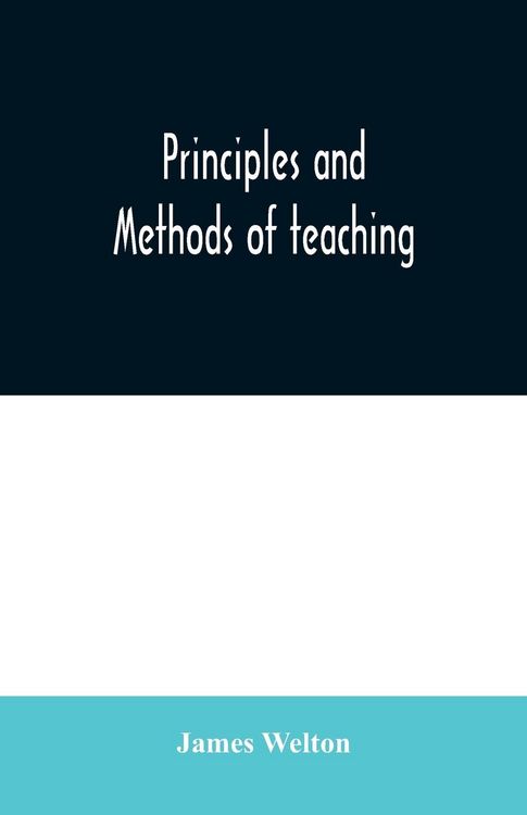 Produktbild: Principles and methods of teaching