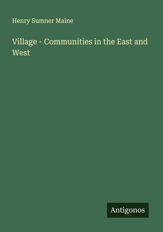 Produktbild: Village - Communities in the East and West