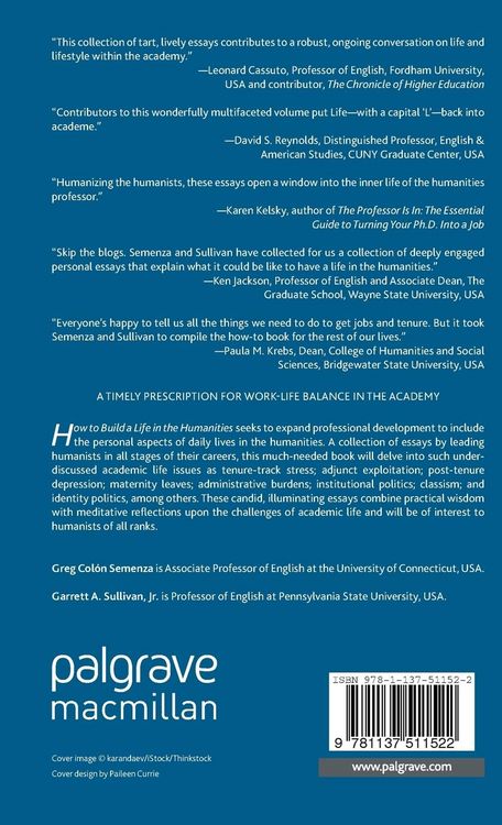 Produktbild: How to Build a Life in the Humanities